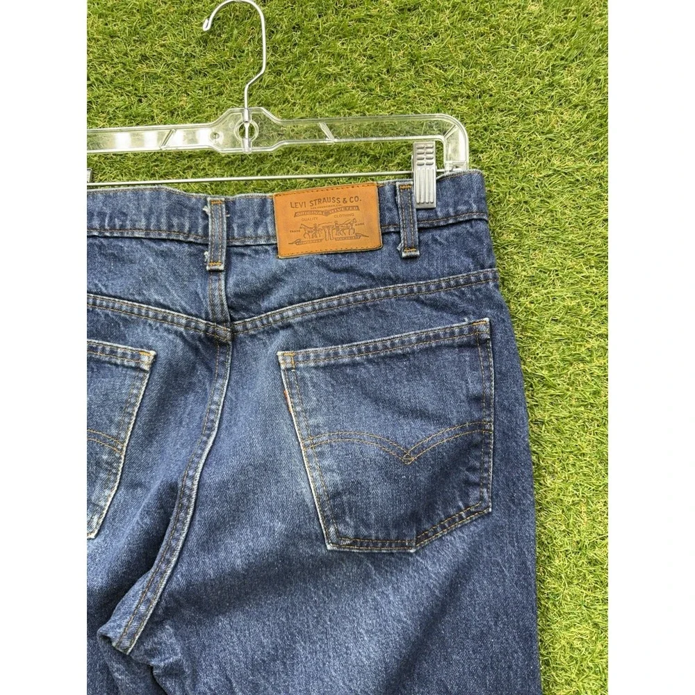 Levis 517 Orange Tab Jeans Mens 32x27 80s Dark Wash Denim Bootcut Flare Work